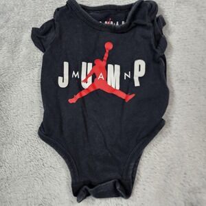 Jordan‎ Bodysuit Infant Boys 0-3 Months Black Jumpman Logo One Piece Baby Outfit